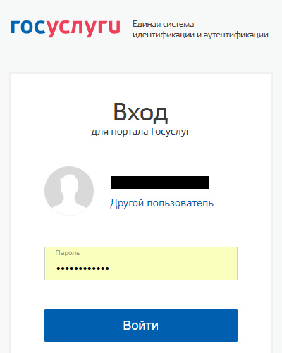 Вход на сайт Госуслуг